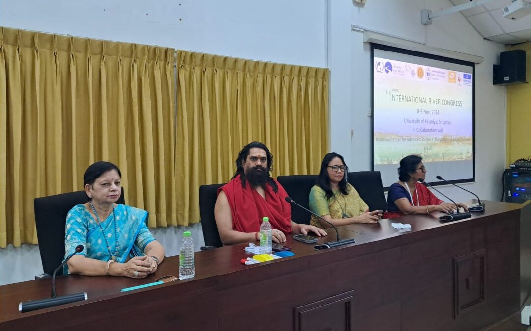 Yogi Priyavrat Animesh Graces International River Congress as Guest of Honour in Colombo.