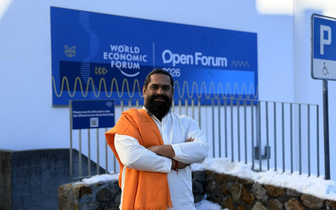 At Davos, Yogi Priyavrat Animesh Calls for a Shift Toward a Conscious and Compassionate Civilisation
