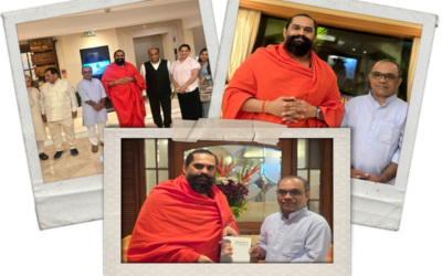 Yogi Priyavrat Animesh held an important meeting with senior RSS leader Kulbhushan Kulkarni, discussing India’s future
