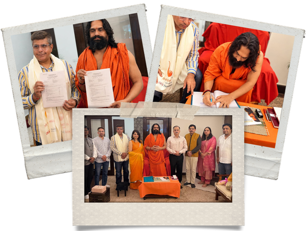 Ooj Foundation MoU signing with Diamond Publication House